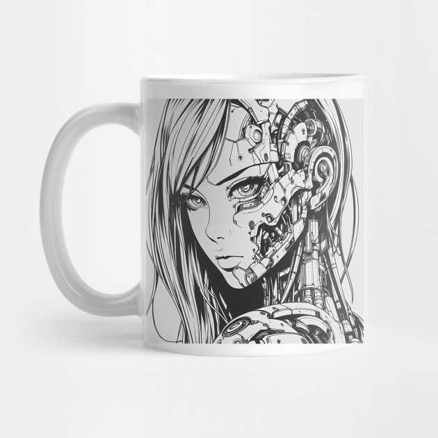 Cyborg Woman by Cyber Prints